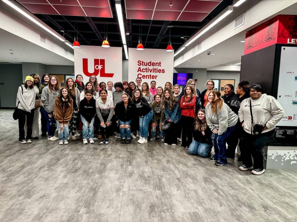 Students at the University of Louisville Conference